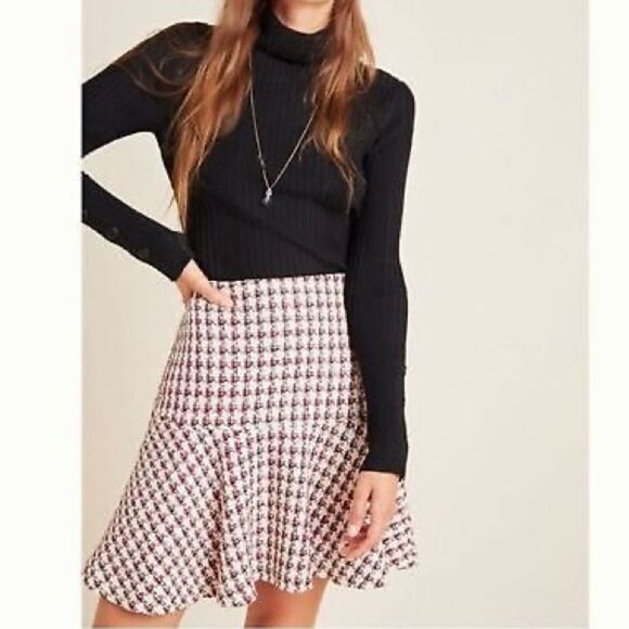 Maeve by Anthropology Tweed winter skirt - Picture 1 of 6